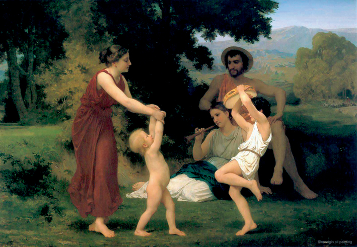  阿道夫·布格罗 Adolphe Bouguereau —— 田园牧歌